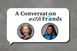 Convo w Friends social media graphic 11 x 8 5 in