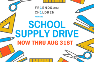 School supply drive horizontal