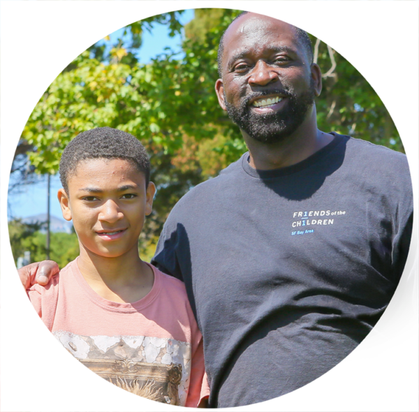 Fred and mateo photo circle